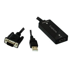 TechLogics - VGA-HDMI adapter inclusief Audio via USB LogiLink