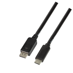 TechLogics - USB 3.2-C --> Displaypoort (M) 1,80m Logilink