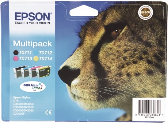 TechLogics - Epson T0715 Multipack 23,9ml (Origineel) TechLogics - Epson T0715 Multipack 23,9ml (Origineel)