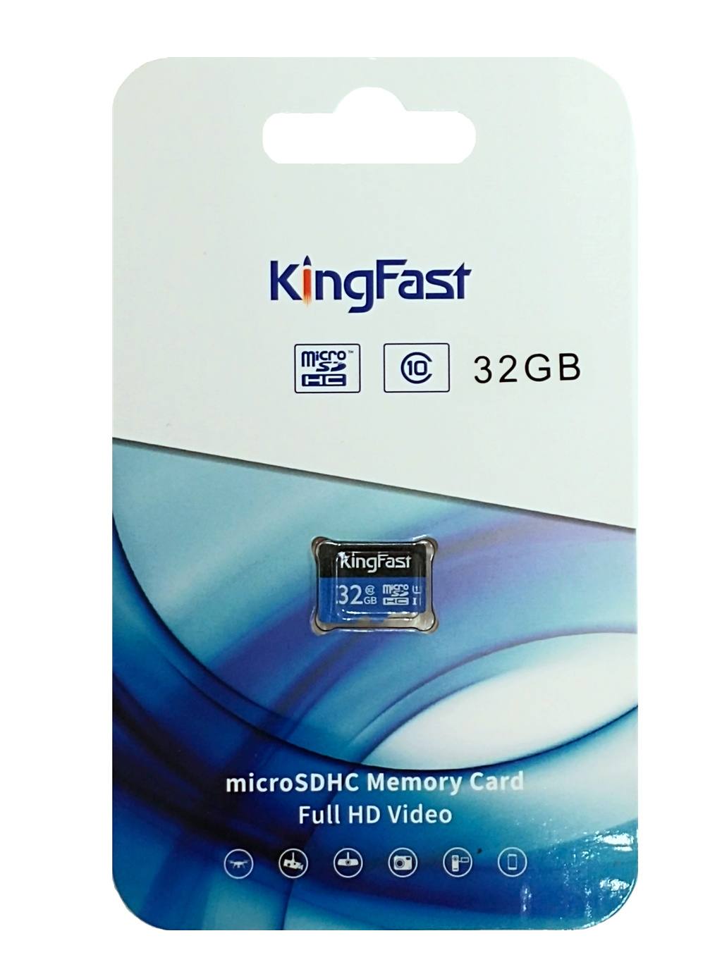 TechLogics - SDHC Card Micro 32GB Kingfast UHS-I U1 V30 A1 P500