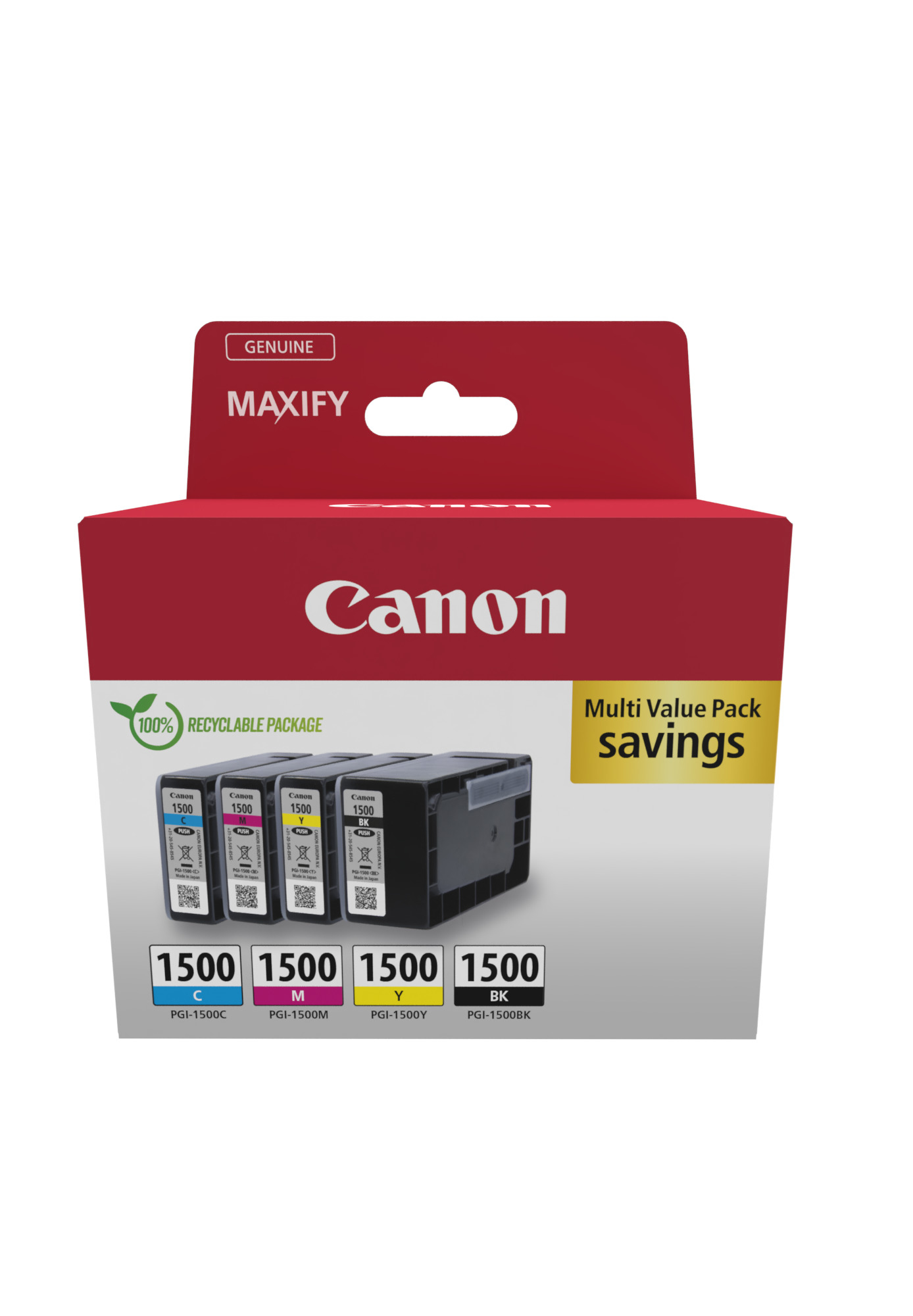 TechLogics - Canon (D) PGI-1500 Multipack 25,9ml (Origineel) TechLogics - Canon (D) PGI-1500 Multipack 25,9ml (Origineel)