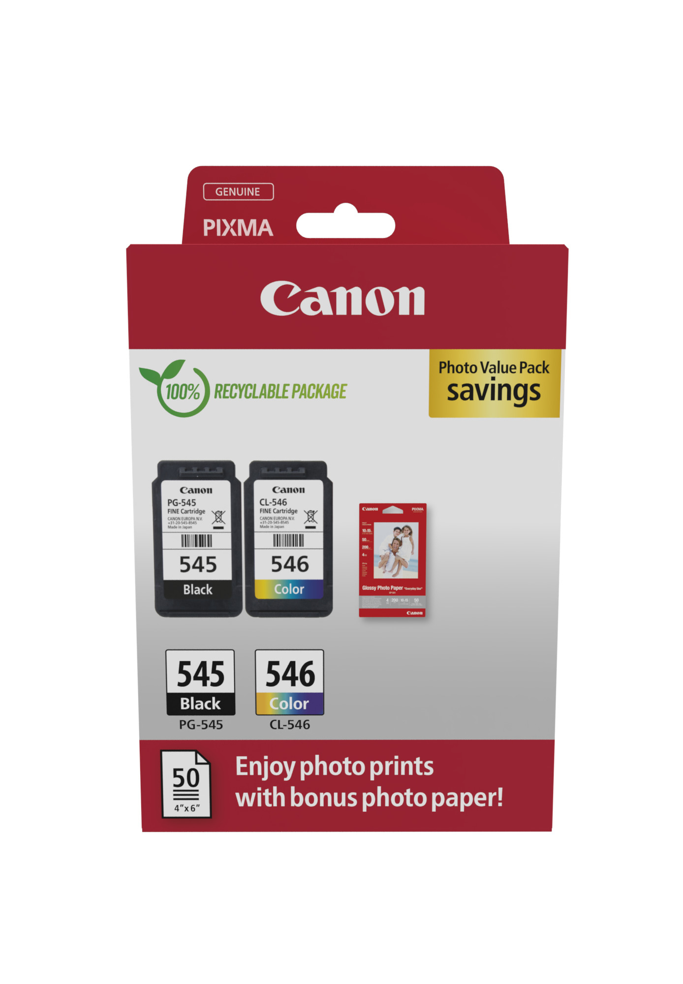 TechLogics - Canon (O) PG-545/CL-546 Multipack 16,0ml (Origineel) TechLogics - Canon (O) PG-545/CL-546 Multipack 16,0ml (Origineel)