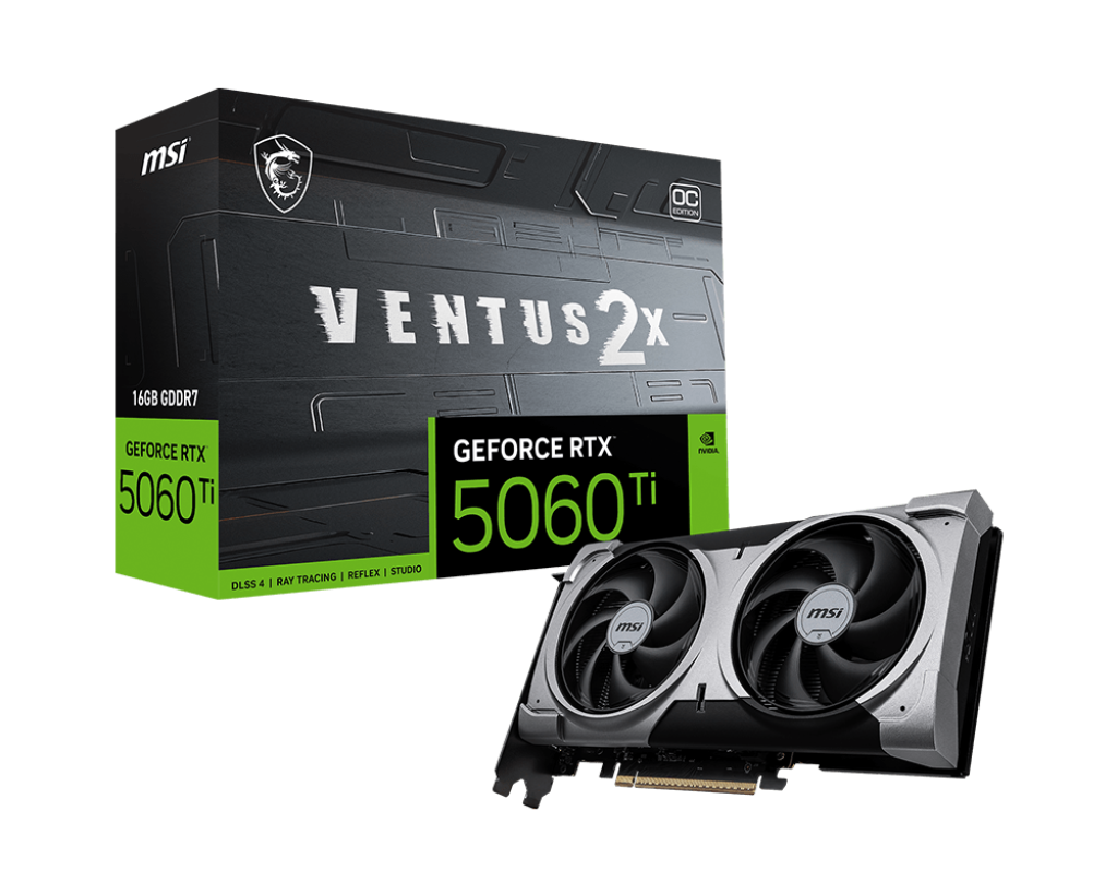TechLogics - 5060Ti MSI RTX VENTUS 2X OC Plus 16GB/3xDP/HDMI TechLogics - 5060Ti MSI RTX VENTUS 2X OC Plus 16GB/3xDP/HDMI