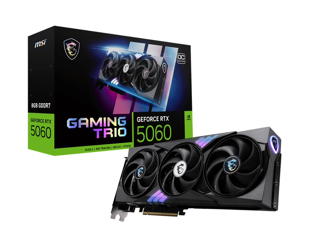 TechLogics - 5060 MSI RTX GAMING TRIO OC 8GB/3xDP/HDMI TechLogics - 5060 MSI RTX GAMING TRIO OC 8GB/3xDP/HDMI