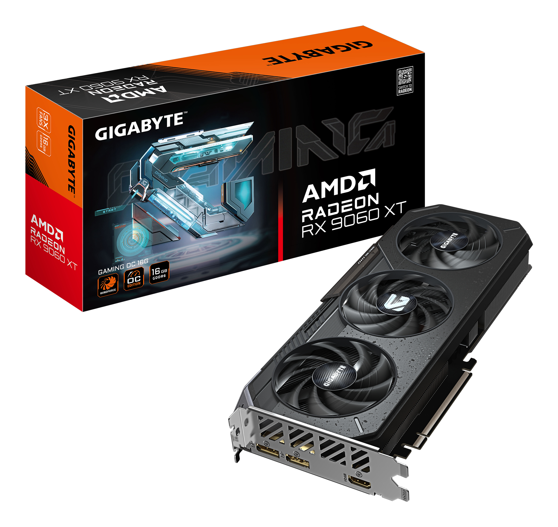 TechLogics - 9060XT Gigabyte RX GAMING OC 16GB/2xDP/1xHDMI TechLogics - 9060XT Gigabyte RX GAMING OC 16GB/2xDP/1xHDMI