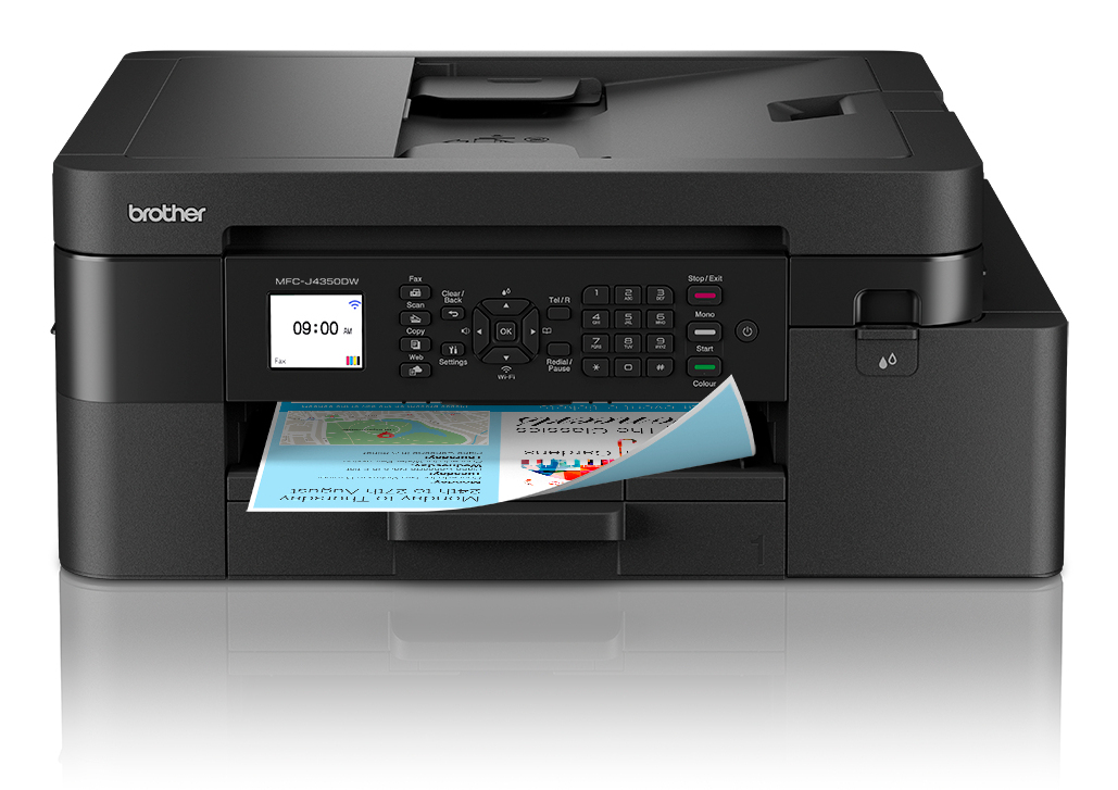TechLogics - Brother MFC-J4350DW AIO / WLAN / FAX / Zwart TechLogics - Brother MFC-J4350DW AIO / WLAN / FAX / Zwart