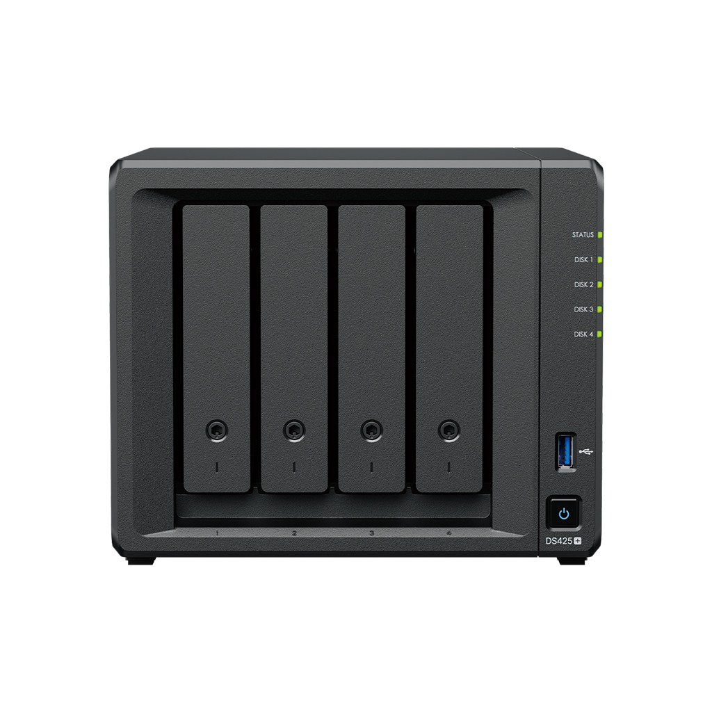 TechLogics - Synology DS425+ 4bay/2xM.2/2xUSB 3.2/2.5Gbps+1Gbps TechLogics - Synology DS425+ 4bay/2xM.2/2xUSB 3.2/2.5Gbps+1Gbps