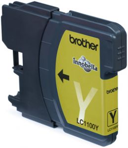 TechLogics - Brother LC-1100Y Yellow for MFC-6490CW / DCP-6690CW