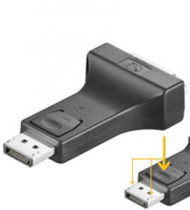 TechLogics - DisplayPort --> DVI-D adapter