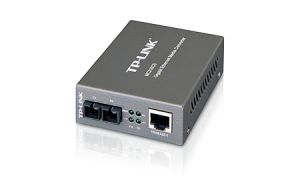 TechLogics - TP-Link 1 Gb RJ45 naar 1 Gb SC fiber convertor