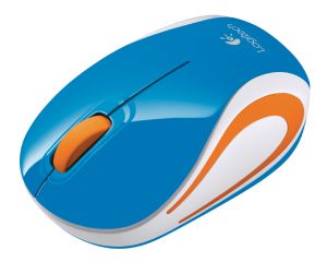 TechLogics - M187 Wireless Mini Mouse Blue