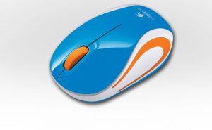 TechLogics - M187 Wireless Mini Mouse Blue