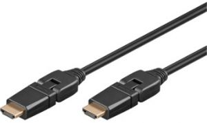 TechLogics - HDMI-HDMI   1.4 met ethernet       3.0m 180° draaibaar