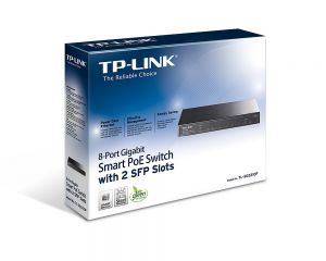 TechLogics - TP-Link 8Port, 8x1Gb - 2xSFP Managed PoE