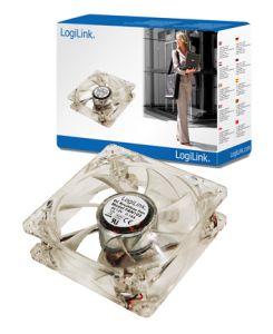 TechLogics - LogiLink Case Blower  80x80x25mm  Blauwe LED's