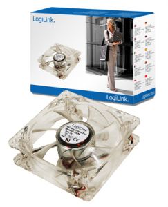 TechLogics - LogiLink Case Blower 120x120x25mm Blauwe LED's