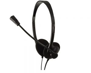 TechLogics - LogiLink Stereo Headset met Microphone DeLuxe zwart