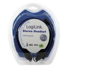 TechLogics - LogiLink Stereo Headset met Microphone DeLuxe zwart
