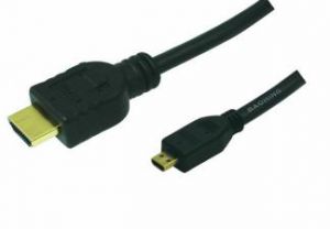TechLogics - HDMI-HDMI micro met ethernet       1.0m LogiLink