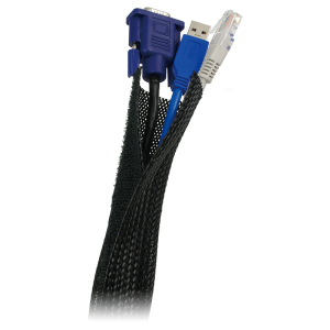 TechLogics - Kabelslang FlexWrap 1.8m / 32mm LogiLink Zwart