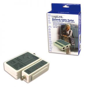 TechLogics - LogiLink Kabeltester RJ45/12/11/BNC