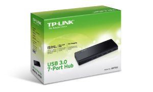 TechLogics - TP-Link 7 Port Hub, USB 3.0 actief zwart