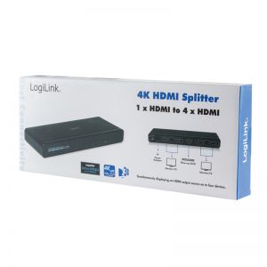 TechLogics - HDMI 1in /4uit splitter 4K LogiLink