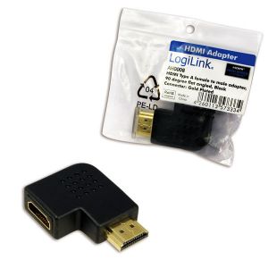TechLogics - Adapter HDMI (F) ---> HDMI (M)  90° Flat LogiLink