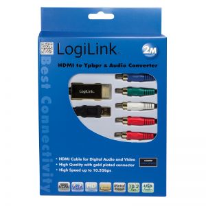 TechLogics - HDMI (M) --> YPbPr / Audio / USB2.0  2.00m LogiLink
