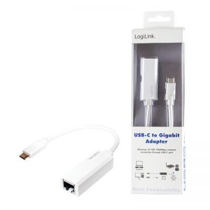 TechLogics - LogiLink netwerk adapter 10/100/1000 Mbps USB-C