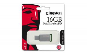TechLogics - USB 3.1 FD 16GB Kingston DataTraveler 50