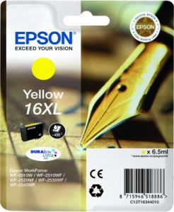 TechLogics - Epson T1634XL Geel 6,5ml (Origineel)