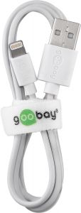TechLogics - Oplaadkabel USB Lightning 1.0M Wit Goobay