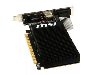 TechLogics - 710 NVIDIA MSI GT710 1GD3H LP VGA/DVI/HDMI/sDDR3/1GB