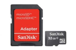 TechLogics - SDHC Card Micro 32GB Sandisk Class 4