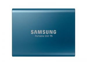 TechLogics - 500GB Samsung Portable SSD T5 2,5/Blauw/USB3.1