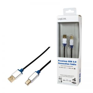 TechLogics - USB 2.0 A --> B 3.00m LogiLink Premium