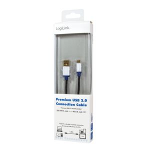 TechLogics - USB 2.0 A --> micro B 1.50m LogiLink Premium