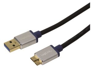 TechLogics - USB 3.0 A --> micro B 1.00m LogiLink Premium