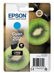 TechLogics - Epson Claria Premium 202 Cyaan 4,1ml (Origineel)