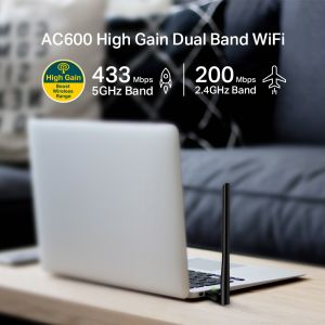 TechLogics - TP-Link WL 600 USB Dual Band Archer T2U Plus AC600