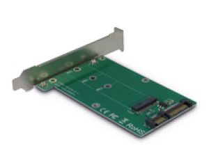 TechLogics - Adapter Low Profile M.2 SATA-->SATA Inter-Tech KT001A