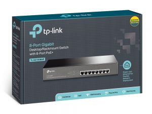 TechLogics - TP-Link 8Port 1Gb PoE+