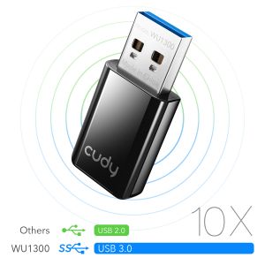 TechLogics - Cudy WL 1300 USB Dual Band WU1300 AC1300