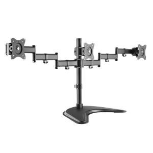 TechLogics - Desk stand triple LogiLink Tilt/Swivel 13-27 <8kg