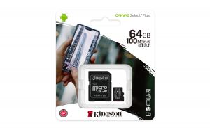 TechLogics - SDHC Card Micro 64GB Kingston UHS-I Canvas Select Plus