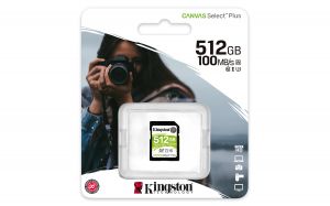 TechLogics - SDXC Card 512GB Kingston UHS-I Canvas Select Plus