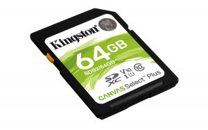 TechLogics - SDXC Card 64GB Kingston UHS-I Canvas Select Plus