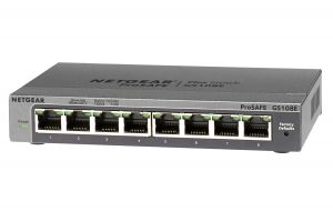 TechLogics - Netgear ProSAFE Unmanaged Plus Switch - GS108E - 8 Gigabit Ethernet poorten