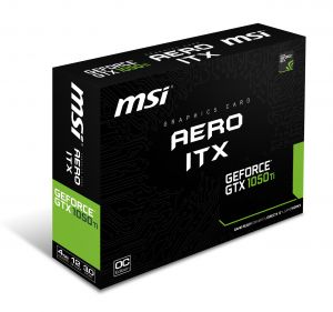 TechLogics - MSI GeForce GTX 1050 TI AERO ITX 4G OCV1 4 GB GDDR5